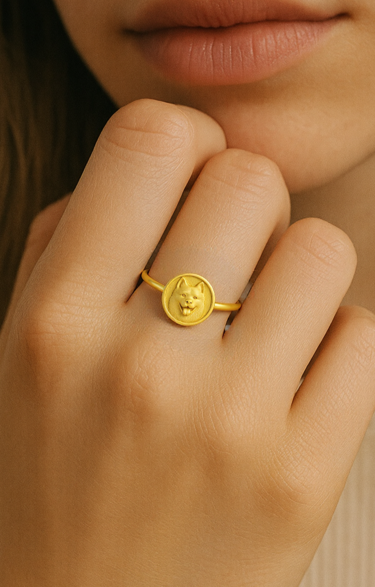 Custom Signet Ring | Sterling Silver Ring, Personalized Memorial Gift