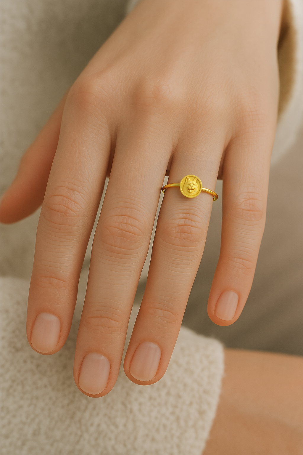 Custom Signet Ring | Sterling Silver Ring, Personalized Memorial Gift