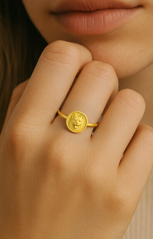 Custom Signet Ring | Sterling Silver Ring, Personalized Memorial Gift