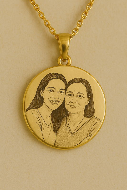 Custom Pendant Necklace | Sterling Silver Necklace, Personalized Memorial Gift